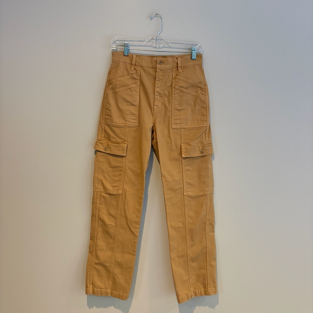 Madewell Camel ‘90s Straight Leg Cargo Pants